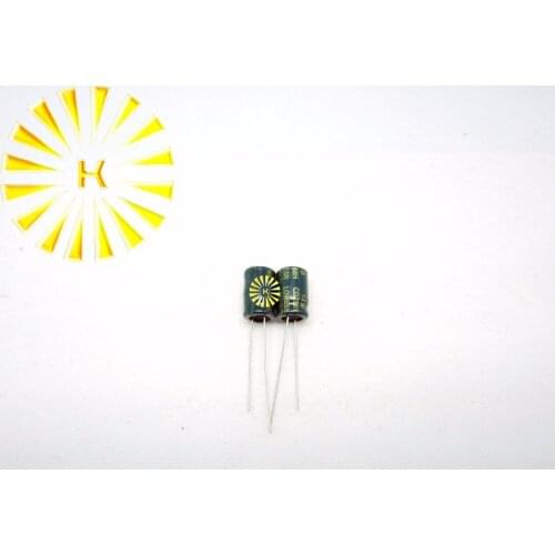 500pcs X 100% New 1000UF 10V 8X12 LOW ESR Aluminum Electrolytic Capacitor Connector