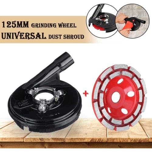 125MM Diamond Grinding Wheel Disc Bowl Shape Grinding Cup 5"Angle Grinder Grinding Dust Shroud Concrete Granite Stone Ceramic