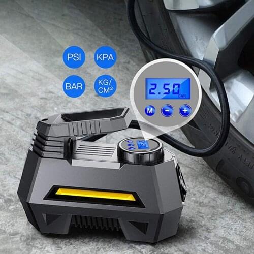 Vehicle Mounted Air Pump Digital Display 12V Tire Electric Vehicle Air Pump Mini Intelligent Portable Vehicle Air Pump