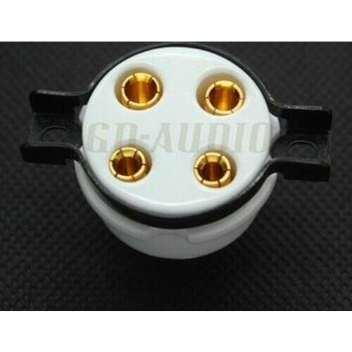 Free Shipping!!! 5pcs Gold-plated tube legs (95 special steel ceramic) 300B / 2A3 dedicated /Electronic Component