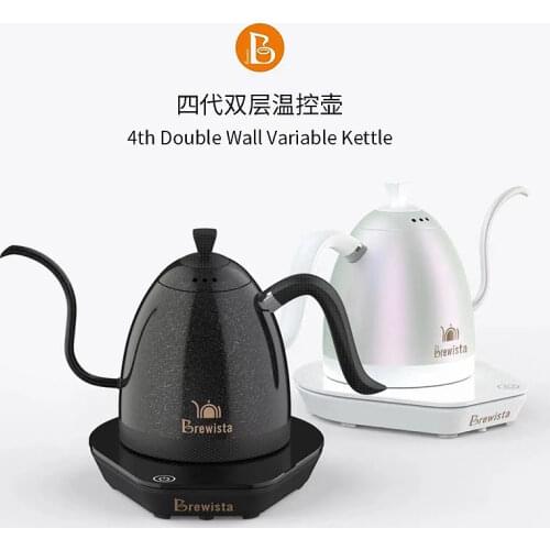 Brewista 220V 600ML double-layer stainless steel heat preservation smart temperature control teapot hand coffee dripmaker