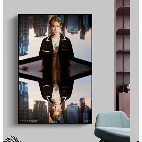 New Arrival Custom Enhypen Sunoo Poster Home Decoration Fashion Canvas Fabric Wall Poster 27X40cm30X45cm