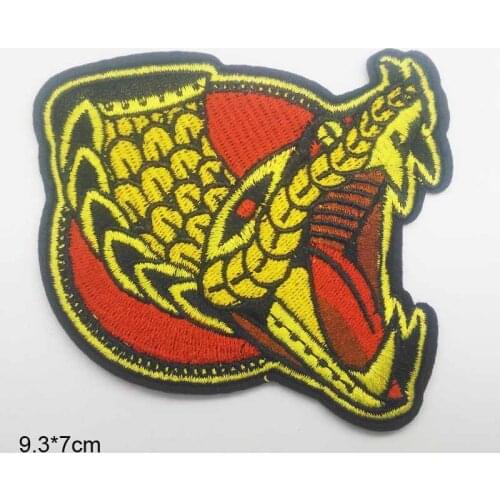 Boa Animal Iron On Patch Embroidered Clothes Patch For Clothing Woman Clothes Stickers Garment Apparel Accessories