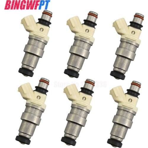 6x High Performance Fuel Injectors 23250-70110 23209-70110 For T OYOTA CROWN 1995-2001 JZS155 GS151 1GFE