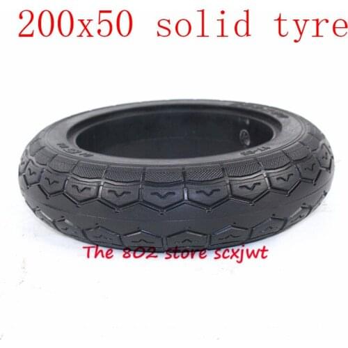 High Quality 200x50 Solid Tyres 200*50 Tubeless Tire Thickening Tyre Fits Motorcycle Balancing Hoverboard Electric Scooter