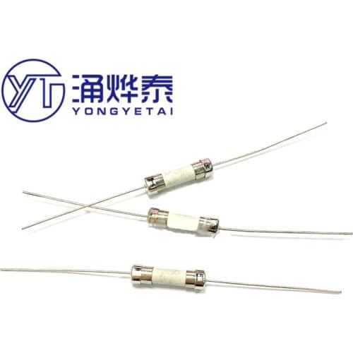 YYT 10PCS 5*20mm Ceramic fuse Slow Blow/Fast Blow tube fuse With pin 5x20mm 250V 0.5A1A 2A3A4A5A6A7A8A10A12A15A20A25A30A