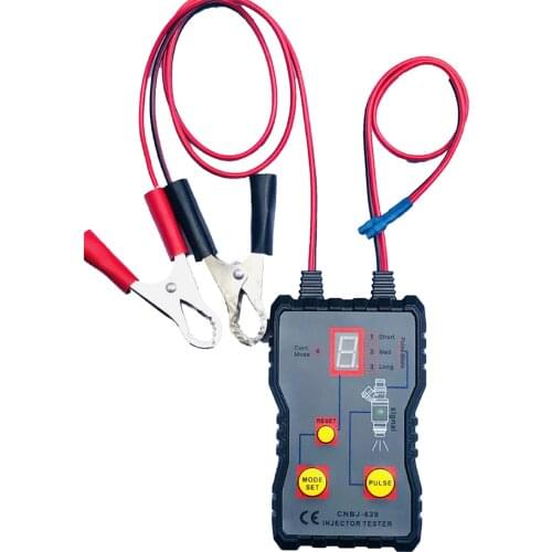 Fuel Injector Tester 12V 4 Pluse Modes Fuel Injector Flush Cleaner Adapter Cleaning Tool Kit Auto Accessories 1PC