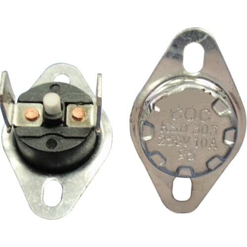 10 pcs Thermal Switch Ksd301/Ksd303 145 Degrees ~ 150 Degrees Normally Closed Hand Reset Thermostat Temperature Switch