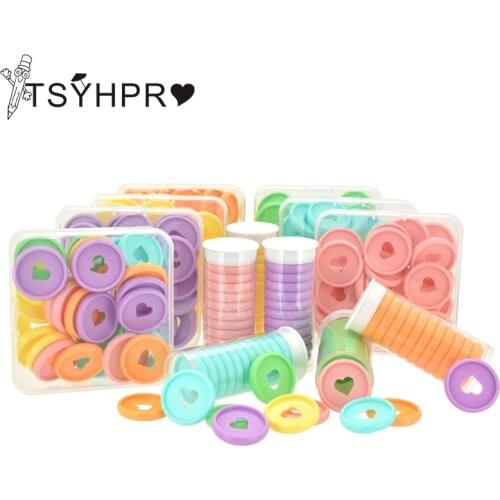 30PCS Expansion Discs 28mm Multicolor Binding Ring Discs for Notebooks and Planners