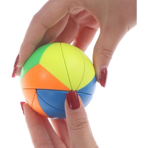 3D Magic Cube Speed Yeet Ball Cube Learning Educational Toy for Children Office Anti Stress Round shape cubo magico