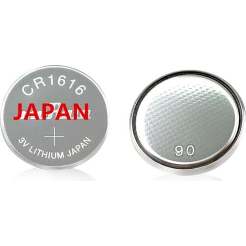 5PCS Japan CR1616 button battery 3V car remote control electronics CR 1616