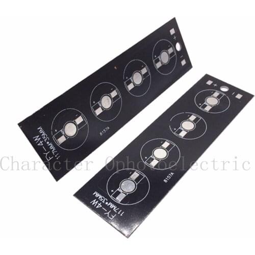 2pcs 117mm x 35mm Aluminium PCB Circuit Board for 4PCS x 1W,3W,5W LED In Series for 1W 3W 5W LED chip