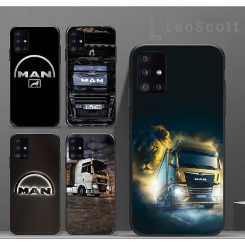 Man trucks Phone Cases For Samsung A50 A51 A71 A31 A21S S8 S9 S10 S20 S21 Plus Fe Ultra 4G 5G