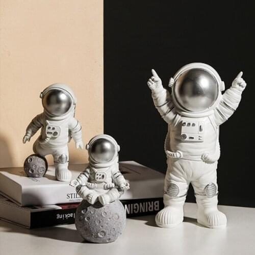 Scandinavian style decorative home 25cm action figure accessories space astronaut model ornaments