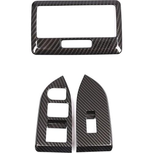 For Subaru BRZ Toyota 86 2012-2020 Car Reading Lamp Decor &Window Lift Switch Panel Cover Trim Frame Sticker Accessories