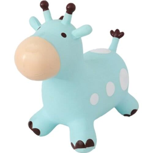 Inpany Bouncy Jumping Giraffe Inflatable Animal Toys Throne Chair Childrens Gife Outdoors Juegos Inflables Toys Hobbies BE50AA