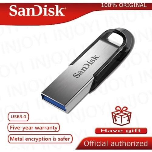 SanDisk USB 3.0 Flash Drive 128GB 64GB 32GB 16GB 150MB/S ULTRA FLAIR Memory Stick Pen Drives Pendrive Flashdisk U Disk for PC