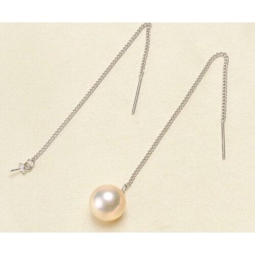 Beautiful Nice Design Pearl Earrings Mountings, Drop Earrings Findings Settings Jewelry Parts Fittings Drop Earrings Accessories