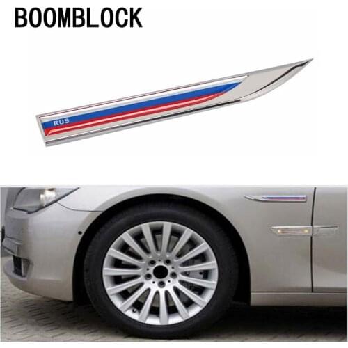 2pcs Metal Car Flag fender side Labeling Bodywork Stickers for Nissan x-trail t31 Note Qashqai j10 j11 Juke Mazda 3 cx-5 6 cx-7