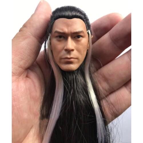 1/6 Scale Male Soldier Hair Transplant Version Head Sculpture Model for 12" Action Doll