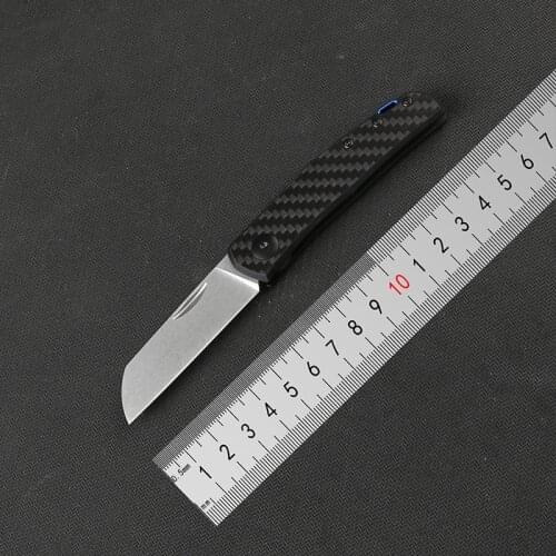 Zero Tolerance 0230 Slip-Joint carbon fibre handle 8cr13 steel Pocket Survival EDC Tool camp hunt outdoor kitchen folding knife