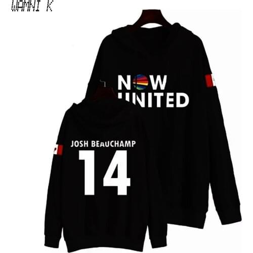 New Fashion Hiphop Hoody Now United Hoodie Sweatshirts Men Women Canada Josh Beauchamp 14 Pullovers Harajuku Streetwear Hoody