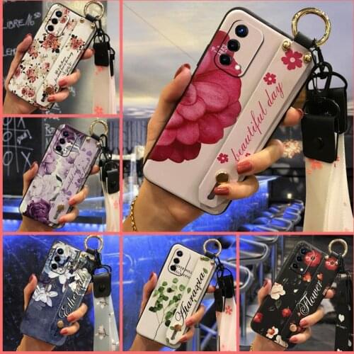 Anti-knock Original Phone Case For OPPO A93 5G Soft Wrist Strap Shockproof For Woman Durable