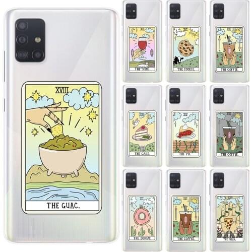 Aesthetic Art Coffee Pizza Silicone Case Cover For Samsung A10 A20 A30 A40 A50 A60 A70 A01 A51 A71 A6 A8 Plus A7 2018 A3 A5 A7