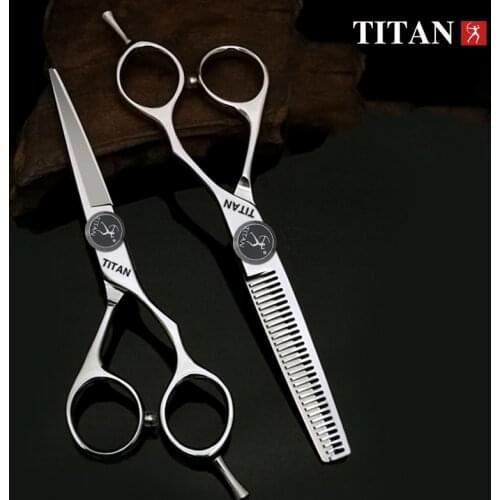 Titan hairdressers scissors professional barber tool hairdressing scissors Hair cutting thinning free shipping