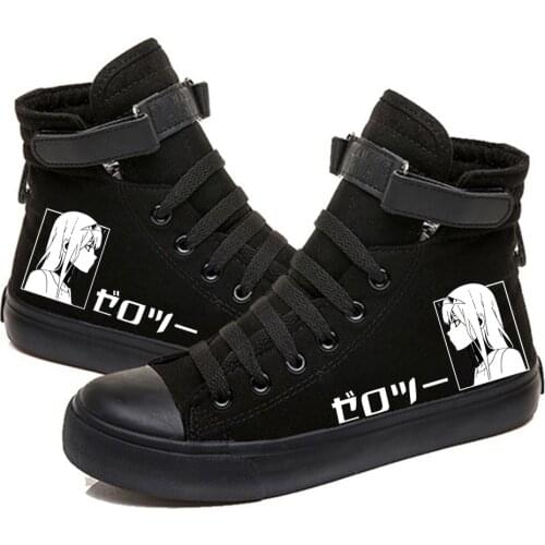 Darling in the Fanxx Zero Two Printed High Top Canvas Shoes Cozy Sneakers