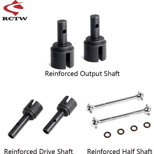 Metal Reinforced Output .Drive Shaft and Dog Bone Half Shaft Set for 1/5 HPI ROFUN BAHA KM ROVAN BAJA 5B 5T 5SC Spare Toys Parts