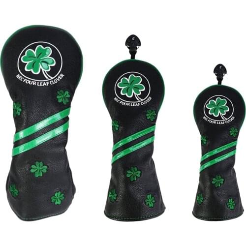 Premium PU Golf Woods Headcover 460cc Fairway No.1 3 5 Driver Head Cover Protector