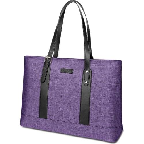 15.6-inch womens laptop tote bag, notebook shoulder bag, nylon briefcase, womens laptop tote bag