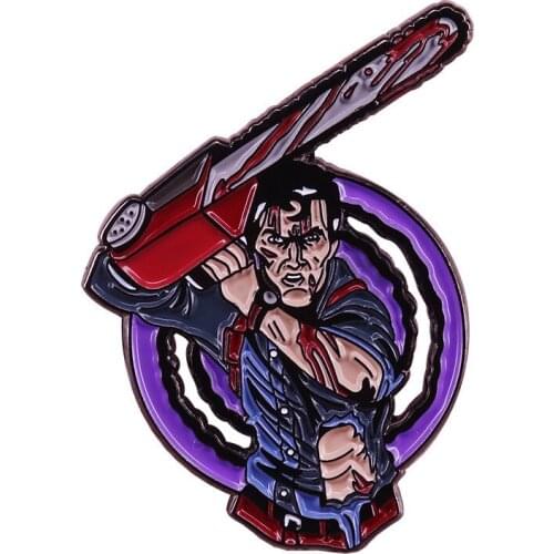 HOSENG Punk Fantasy Horror Movie Alloy Badge Neo-Gothic Backpack Lapel Trendy Enamel Metal Pin Jewelry Gift For Friends HS_571