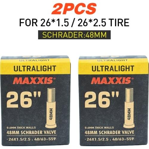 2pc Ultralight MAXXIS Bicycle Inner Tube All Size 20 26 27.5 29 700C AV FV Stab Blow Proof MTB Road Bike Inner Tubes Camera Tire