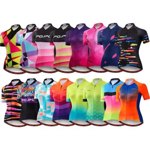 2021 Cycling Jersey Women Short Sleeve Racing MTB Bike Jersey Pro Cycling Shirts Top Maillot quick dry Bicycle Clothing Ciclismo