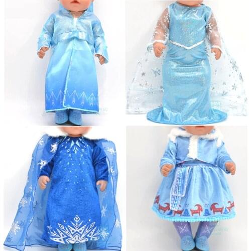 Baby clothes for doll for 43cm new born doll accessories Dresses cloaks boots shoes