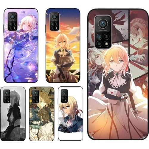 Violet Evergarden Case For POCO X3 Pro F3 M3 Back Cover Coque Funda For Xiaomi Mi 11 Lite Ultra Pro 10T 9T