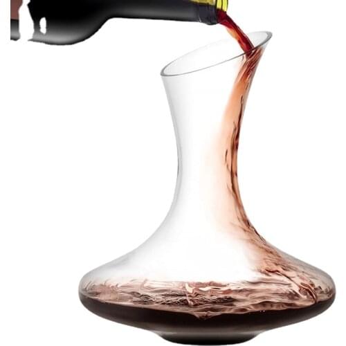 Wine Decanter Crystal Whiskey Glass 100% Hand Blown Lead-free Whisky Decanter Wine Carafe for Vodka 1500ml