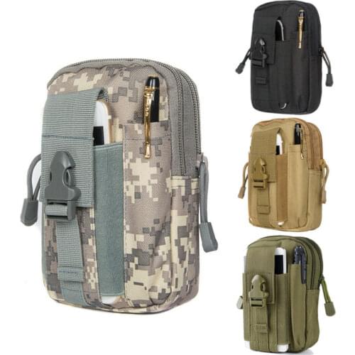 Mens Waist Bags Military Tactical Waterproof Waist Pack Money Purse Mini Outdoor Sport Small Bag /BY