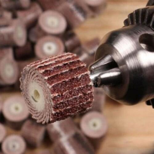 10PCS Louver wheel 240# Set Grinding Wheel Head Sander Abrasive Tools Sandpaper Rust Removal Polishing Tools