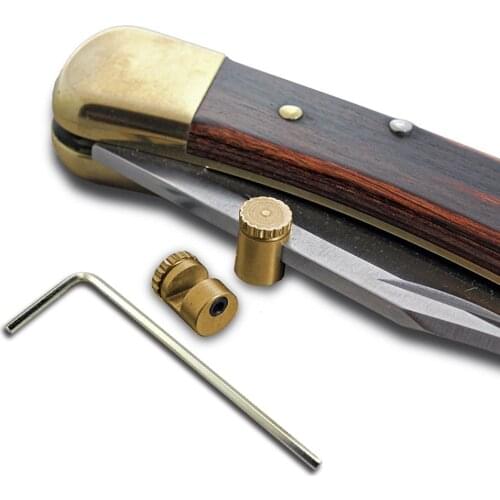 Push Knife Button with Hexagonal Wrench Screw Kit for 110 Folding Knives Outdoor Camping Tool Accessories