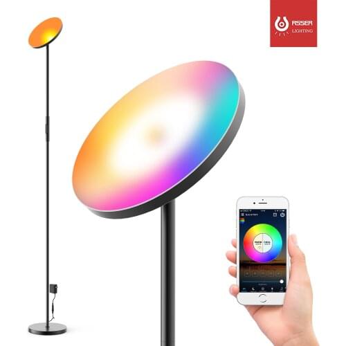 16 Million Color Changeable Modern LED Floor Lamp With Magic Home（Wi-Fi Series) & Hao Deng (BT Mesh Series
