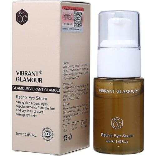30ml Skin Care Retinol Eye Serum Moisturizing Fade Fine Lines Dark Circles Anti-Wrinkle Brighten Whitening Anti-Age