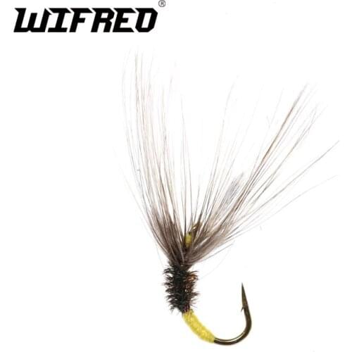 Wifreo 6PCS/Box Multi-color Tenkara Fishing Fly Rainbow Trout Fly Fishing Flies Lure Big Fish Bait Size #12