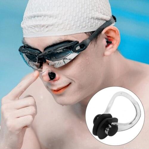 1 Pair Waterproof Swimming Earplugs Soft Silicone Prevention Ears Clip Outdoor Diving Swiming Water Sport Accessories