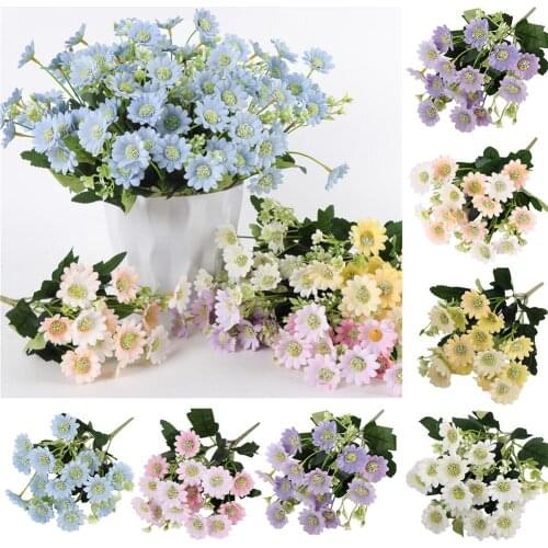 1Pc Artificial Daisys Flower Garden DIY Party Home Wedding Photograph Stages Parks Offices Stores Hospital Decoration