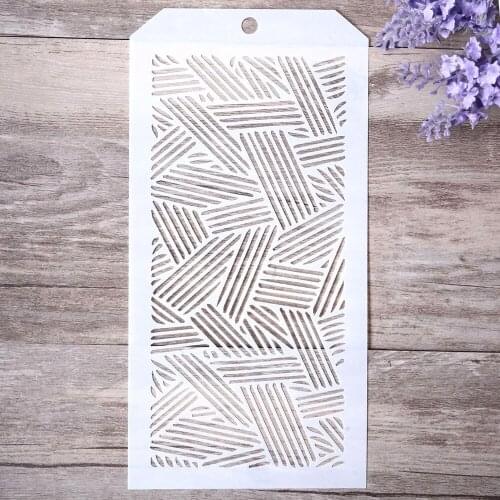 12*24 cm DIY Craft Seamless Vertigo Stencil for Painting Scrapbooking Stamping Stamps Album Decorative Embossing Paper Cards