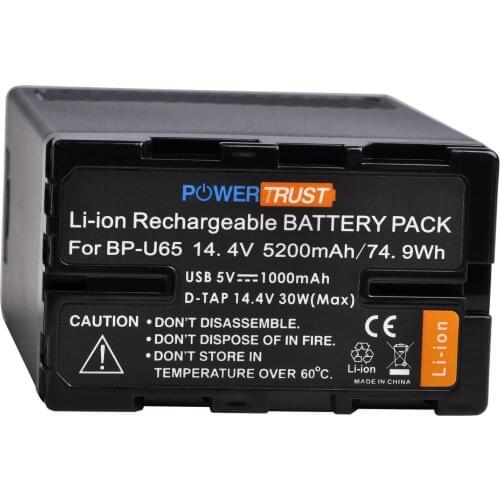 BP-U65 BP U65 BP-U90 BP-U30 BP-U60 U65 Battery with USB+D-tap Function for Sony PXW-EX280 EX260 FS7 FS5 X280 Z280 Z190 EX1R EX3R