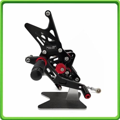 CNC Adjustable Rear Sets Rearset Foot Rest Pegs for Suzuki Hayabusa GSX1300R 1999 2000 2001 2002 2003 2004 2005 2006 2007 Black